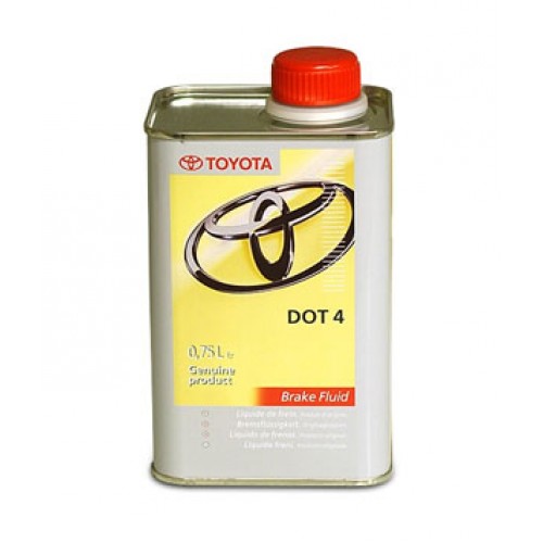 Тормозная жидкость Toyota Brake Fluid DOT 4, 0.75л